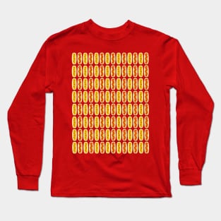 HOT Dog Lover Pattern Long Sleeve T-Shirt